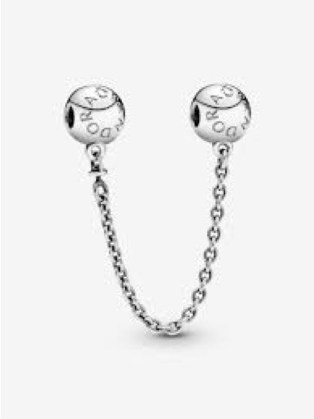 Pandora Signature Safety Chain Connector Sterling Silver
